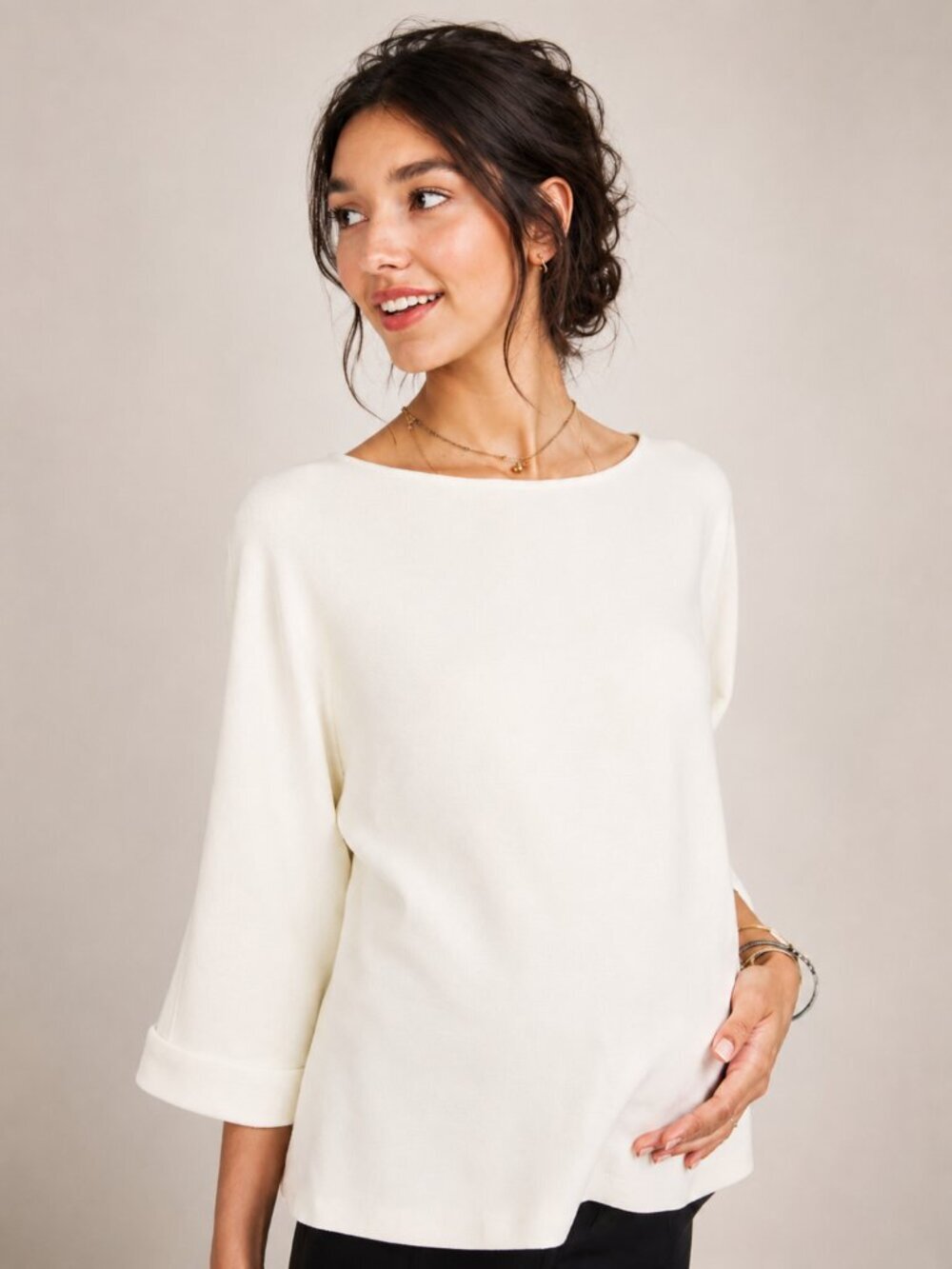 HATCH Sam Cuff Sleeve Pullover Maternity Top